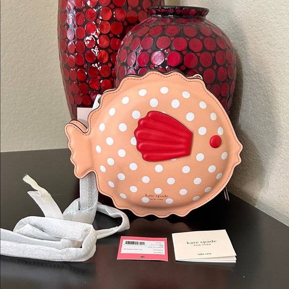 kate spade Handbags - RESERVED Kate Spade NWT Puffy Puffer Fish Crossbody